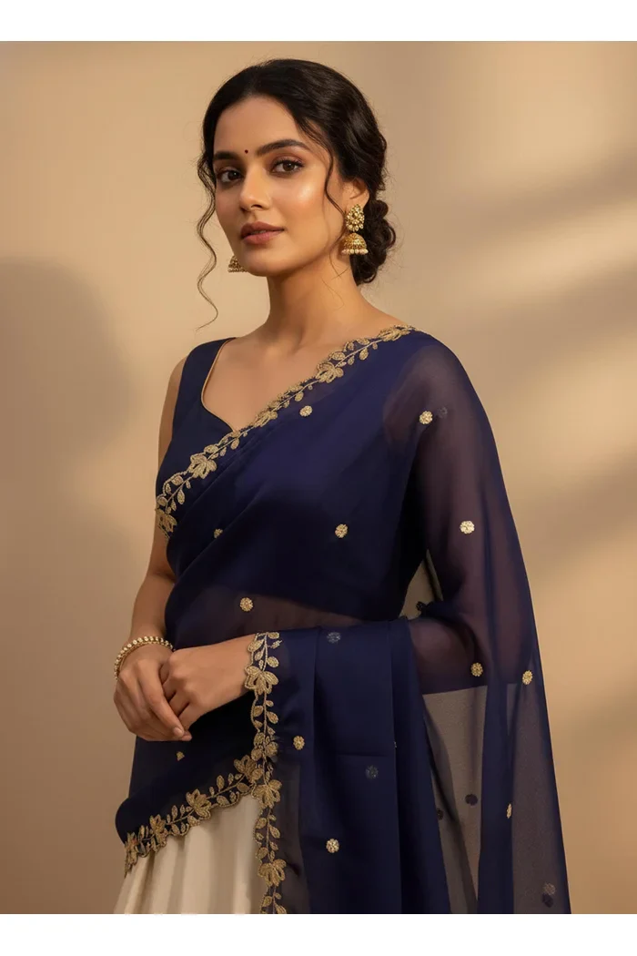 Beautiful Embroidery work Rangoli Dupatta for women | Only Dupatta BiliPatra Dup - Image 25
