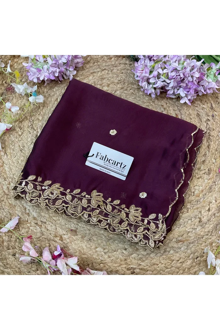 Beautiful Embroidery work Rangoli Dupatta for women | Only Dupatta BiliPatra Dup - Image 52