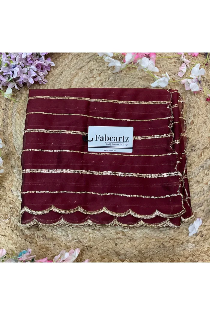 Beautiful Embroidery work Rangoli Dupatta for women | Only Dupatta Hyderabadi Dup - Image 22