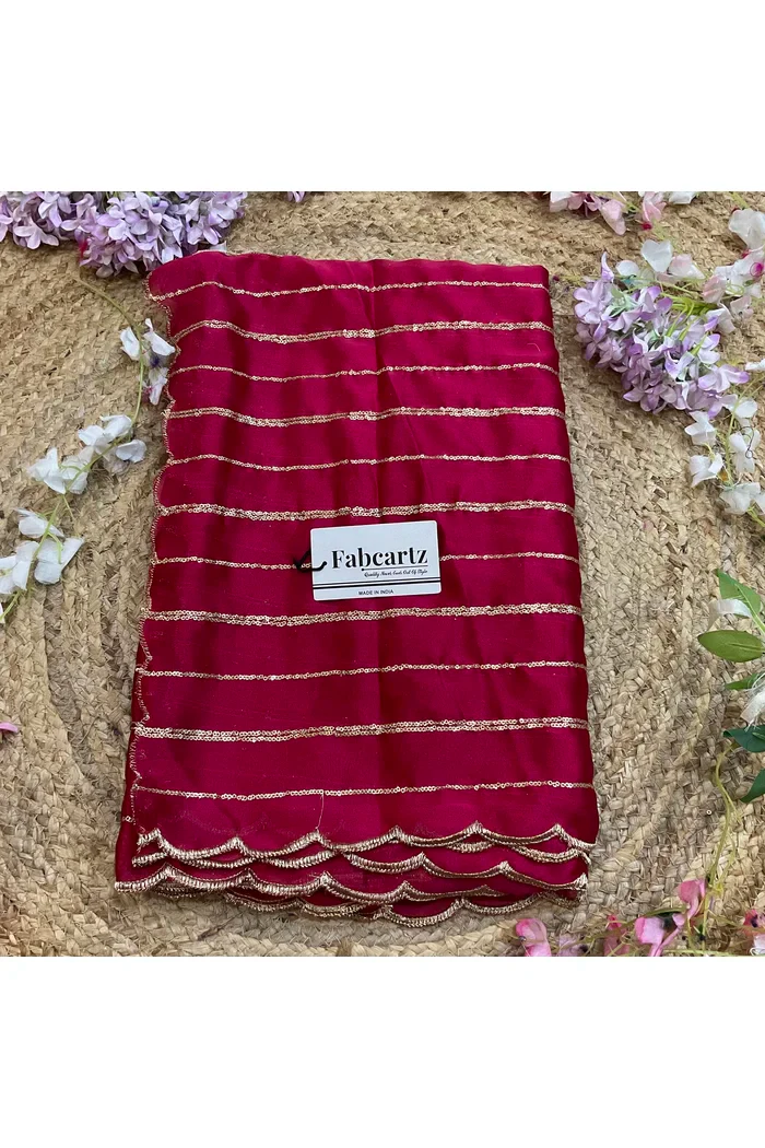 Beautiful Embroidery work Rangoli Dupatta for women | Only Dupatta Hyderabadi Dup - Image 25