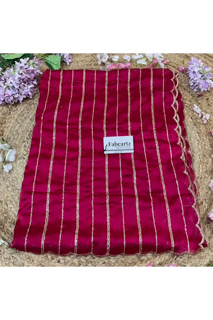 Beautiful Embroidery work Rangoli Dupatta for women | Only Dupatta Hyderabadi Dup - Image 26