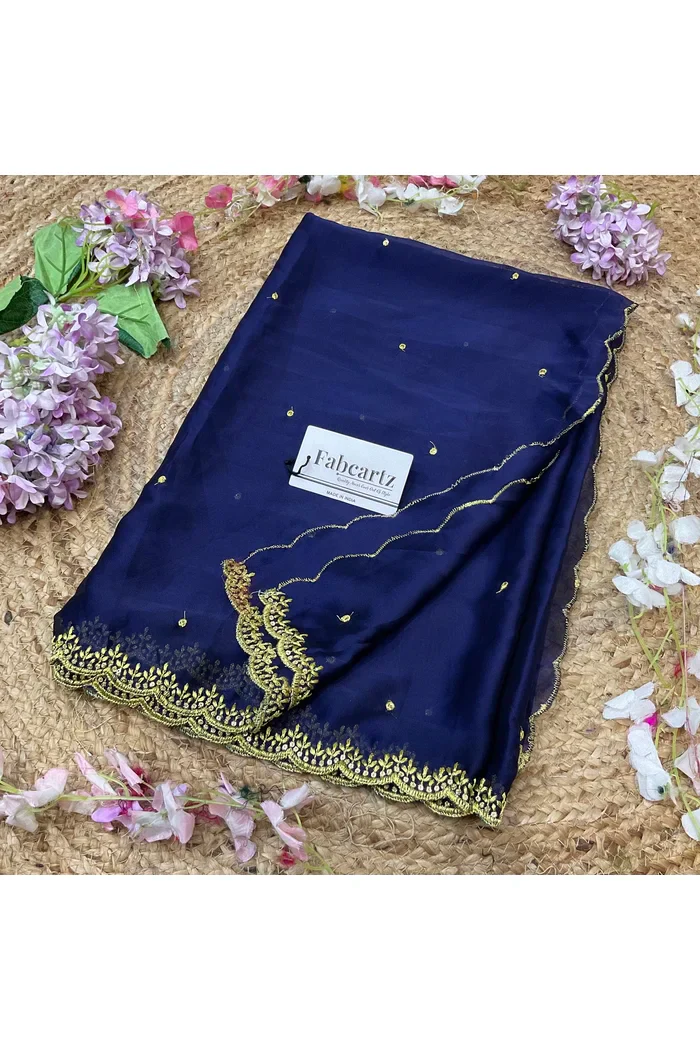 Beautiful Embroidery work Rangoli Dupatta for women | Only Dupatta Ishita Dup - Image 13