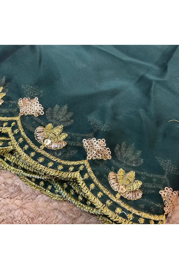 Beautiful Embroidery work Rangoli Dupatta for women | Only Dupatta Juhi Dup - Image 8