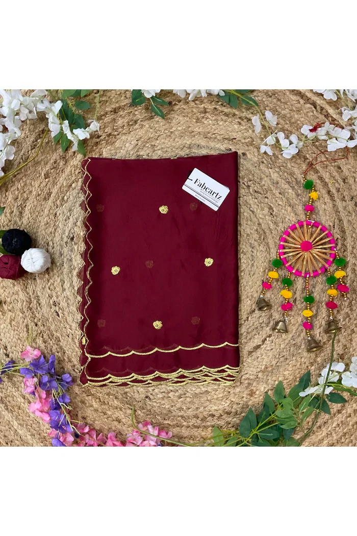 Beautiful Embroidery work Rangoli Dupatta for women | Only Dupatta Komal Dup - Image 14