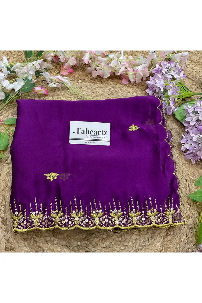 Beautiful Embroidery work Rangoli Dupatta for women | Only Dupatta Kalyani Dup - Image 14