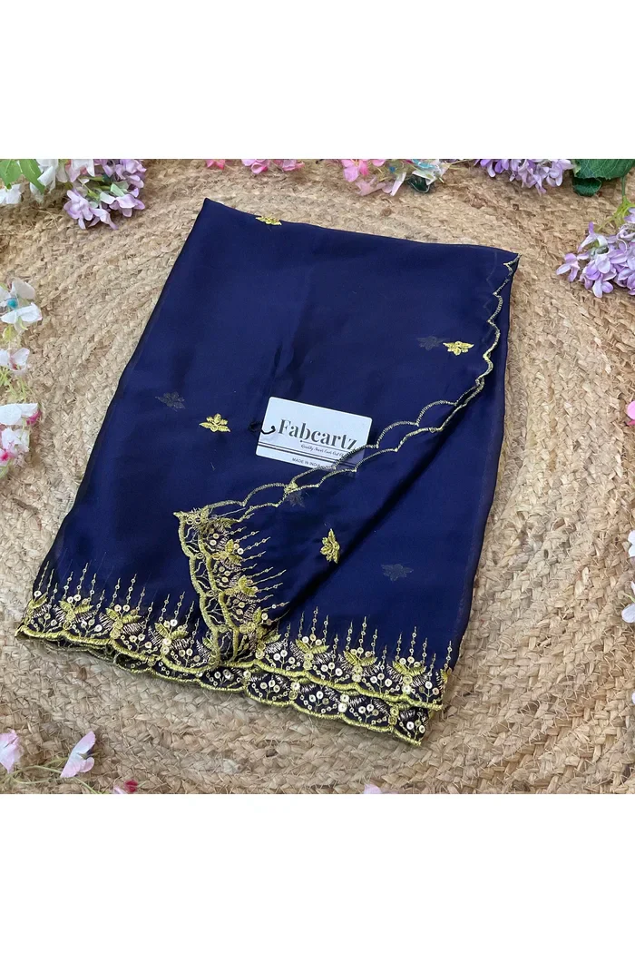 Beautiful Embroidery work Rangoli Dupatta for women | Only Dupatta Kalyani Dup - Image 23
