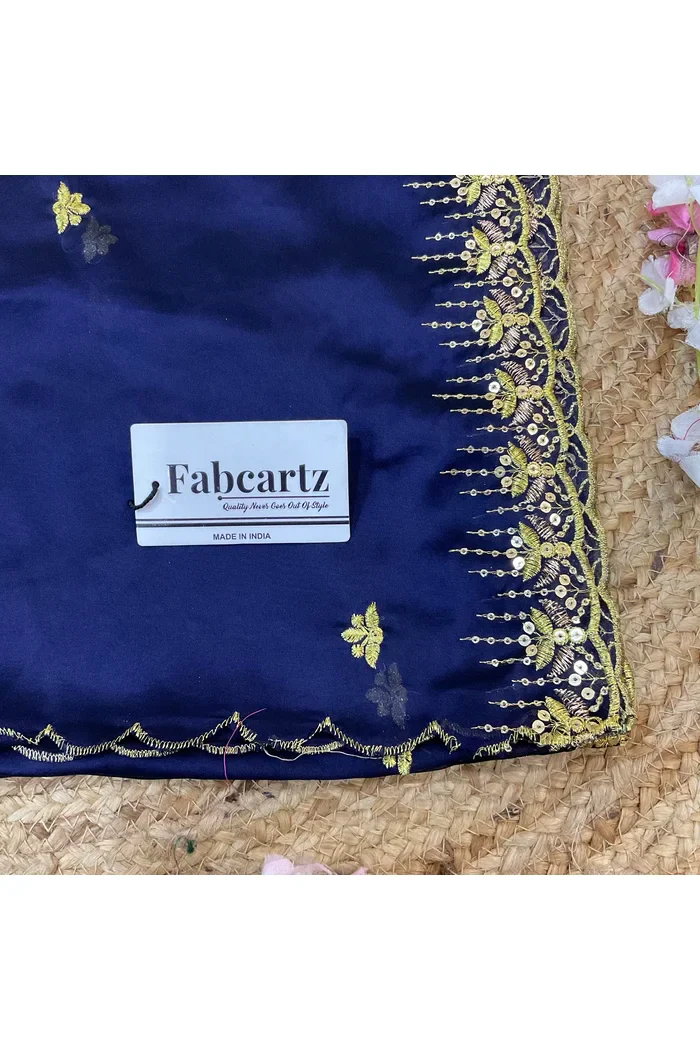 Beautiful Embroidery work Rangoli Dupatta for women | Only Dupatta Kalyani Dup - Image 26