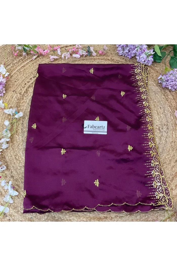 Beautiful Embroidery work Rangoli Dupatta for women | Only Dupatta Kalyani Dup - Image 43