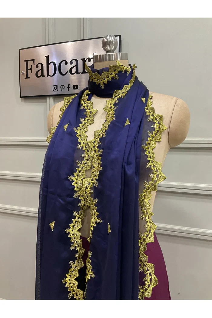Beautiful Embroidery work Rangoli Dupatta for women | Only Dupatta LineShower Dup - Image 16