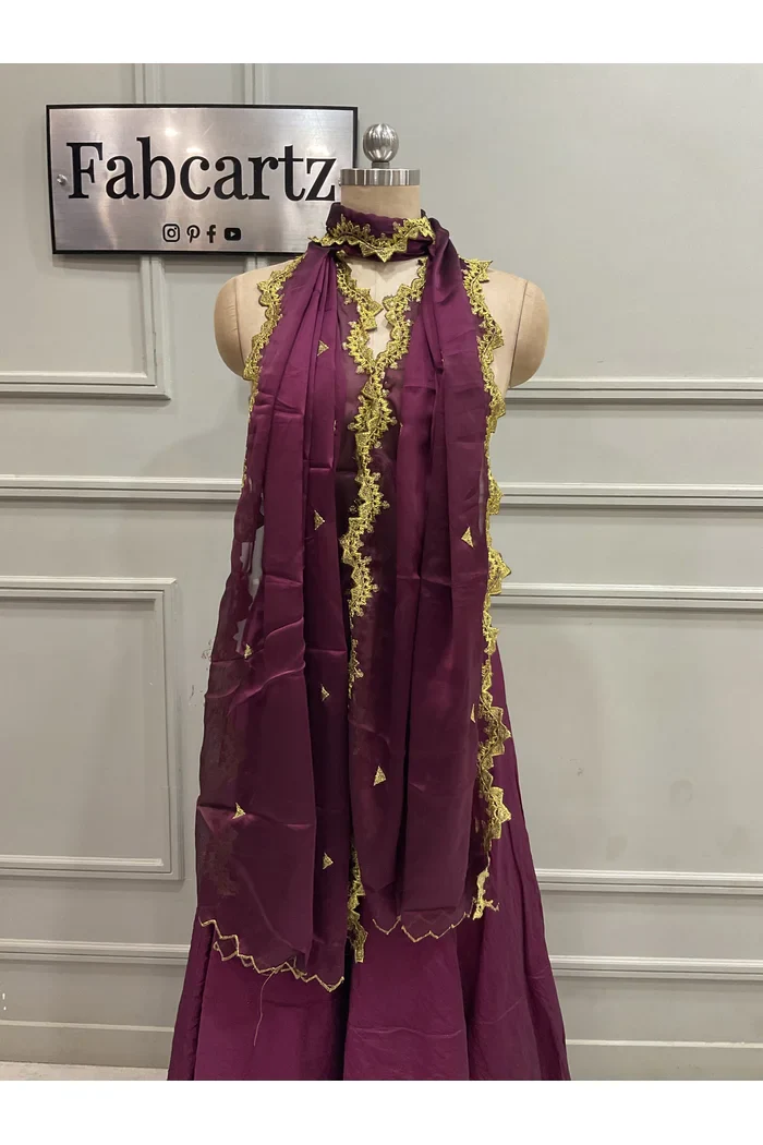 Beautiful Embroidery work Rangoli Dupatta for women | Only Dupatta LineShower Dup - Image 30