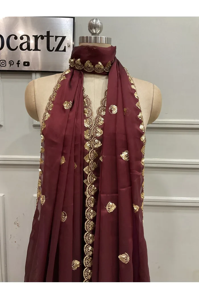 Beautiful Embroidery work Rangoli Dupatta for women | Only Dupatta Satyabhumi Dup - Image 11