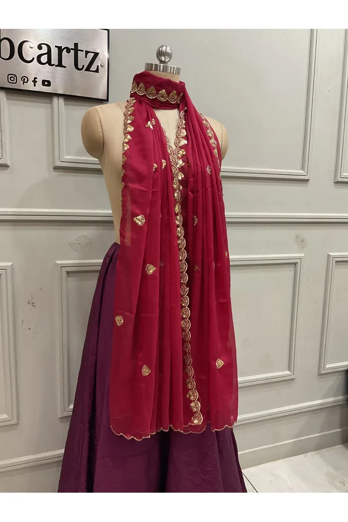 Beautiful Embroidery work Rangoli Dupatta for women | Only Dupatta Satyabhumi Dup - Image 27