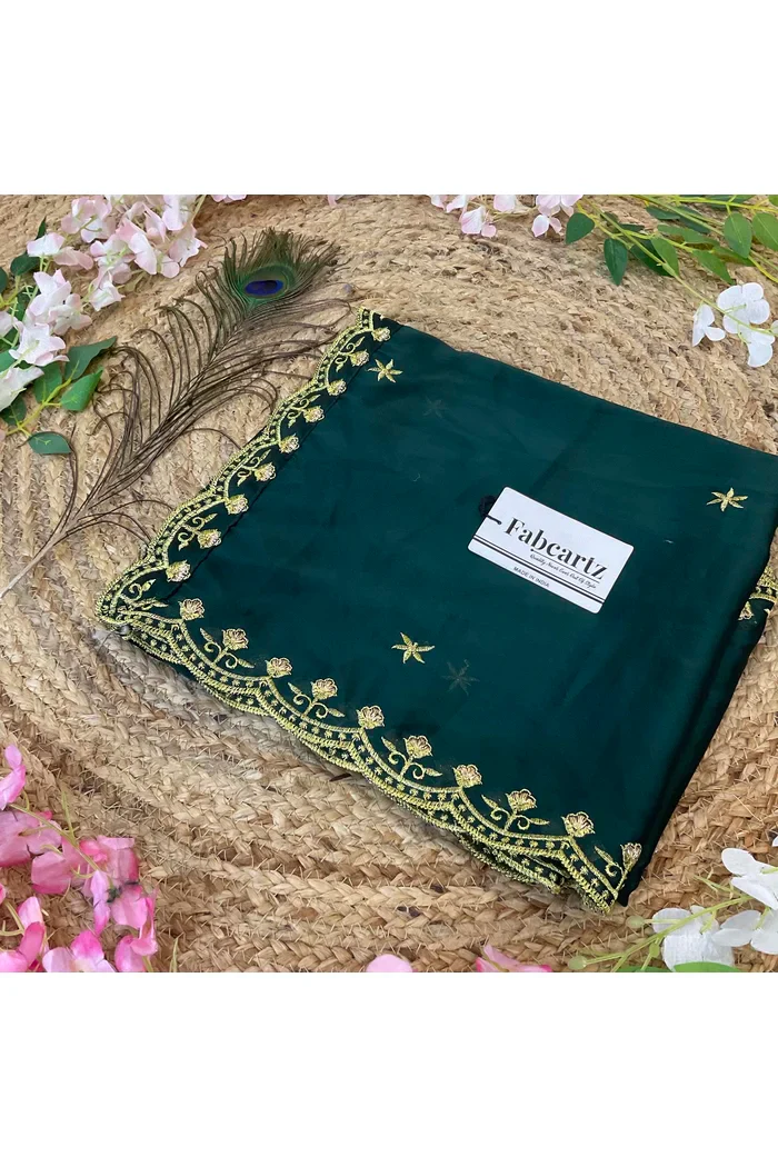 Beautiful Embroidery work Rangoli Dupatta for women | Only Dupatta Munjyaa Dup - Image 10
