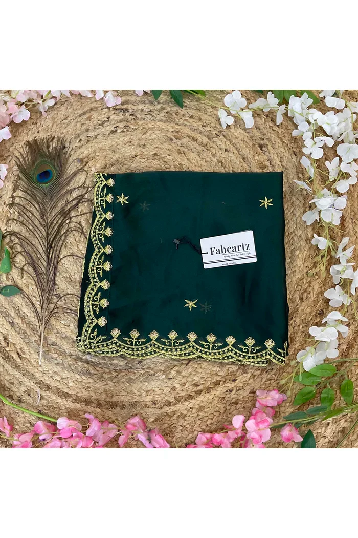 Beautiful Embroidery work Rangoli Dupatta for women | Only Dupatta Munjyaa Dup - Image 11