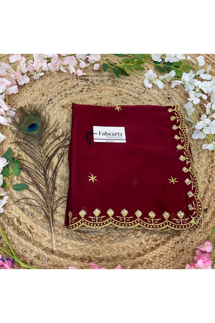 Beautiful Embroidery work Rangoli Dupatta for women | Only Dupatta Munjyaa Dup - Image 16
