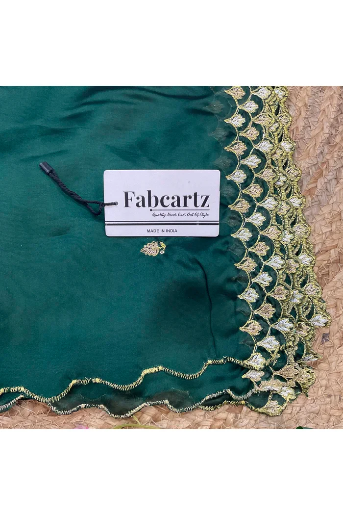 Beautiful Embroidery work Rangoli Dupatta for women | Only Dupatta Pranavi Dup - Image 10