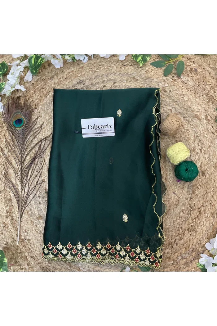 Beautiful Embroidery work Rangoli Dupatta for women | Only Dupatta Pranavi Dup - Image 2