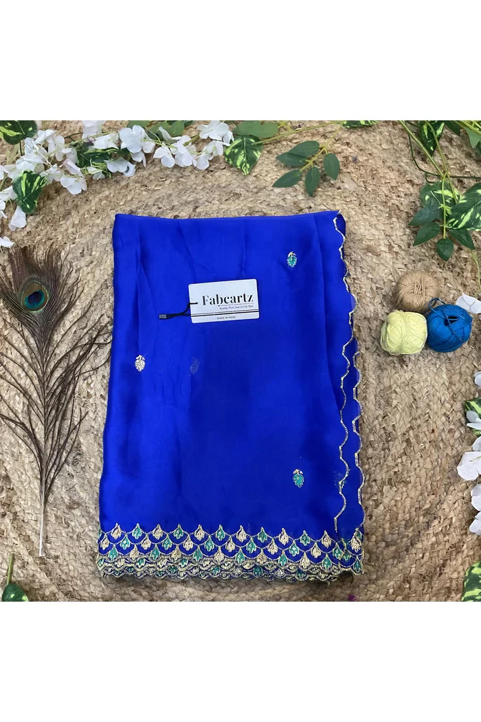 Beautiful Embroidery work Rangoli Dupatta for women | Only Dupatta Pranavi Dup - Image 21