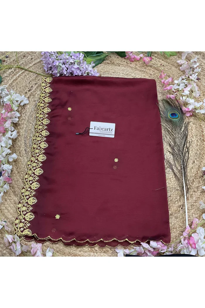 Beautiful Embroidery work Rangoli Dupatta for women | Only Dupatta Starwars Dup - Image 12