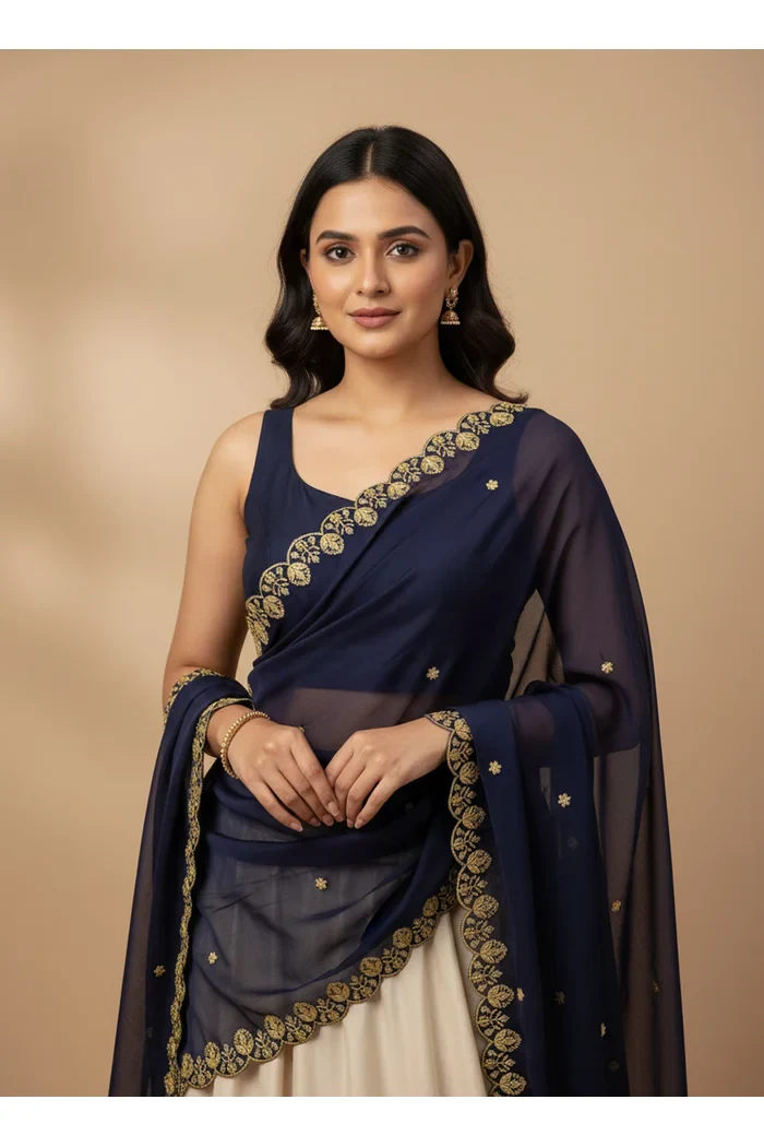 Beautiful Embroidery work Rangoli Dupatta for women | Only Dupatta Starwars Dup - Image 16
