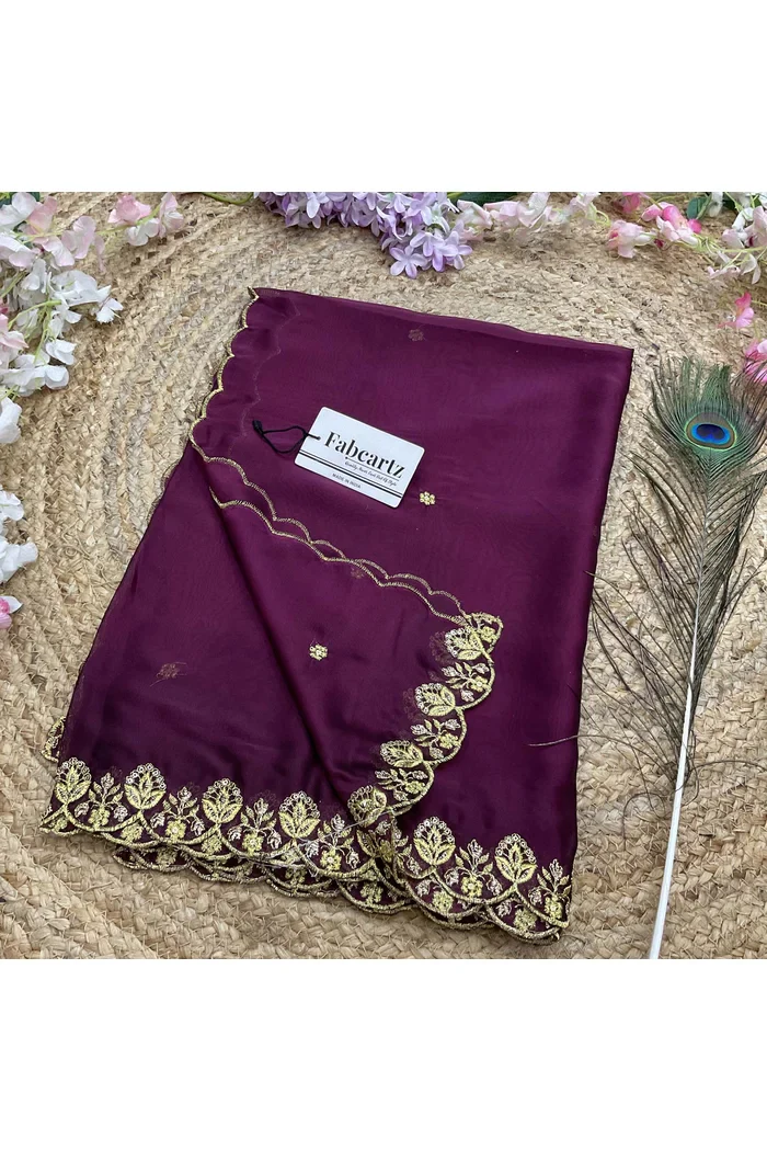 Beautiful Embroidery work Rangoli Dupatta for women | Only Dupatta Starwars Dup - Image 31