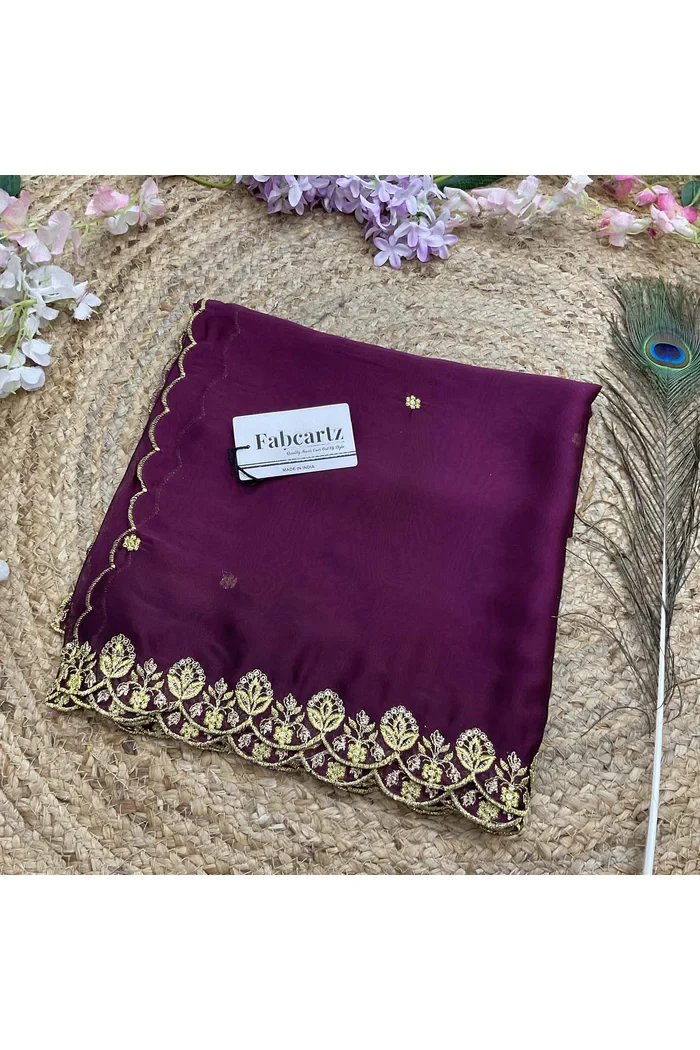 Beautiful Embroidery work Rangoli Dupatta for women | Only Dupatta Starwars Dup - Image 32