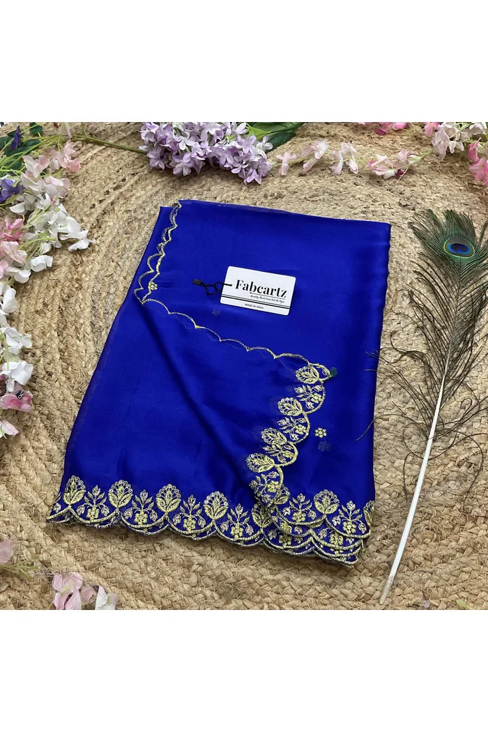 Beautiful Embroidery work Rangoli Dupatta for women | Only Dupatta Starwars Dup - Image 36