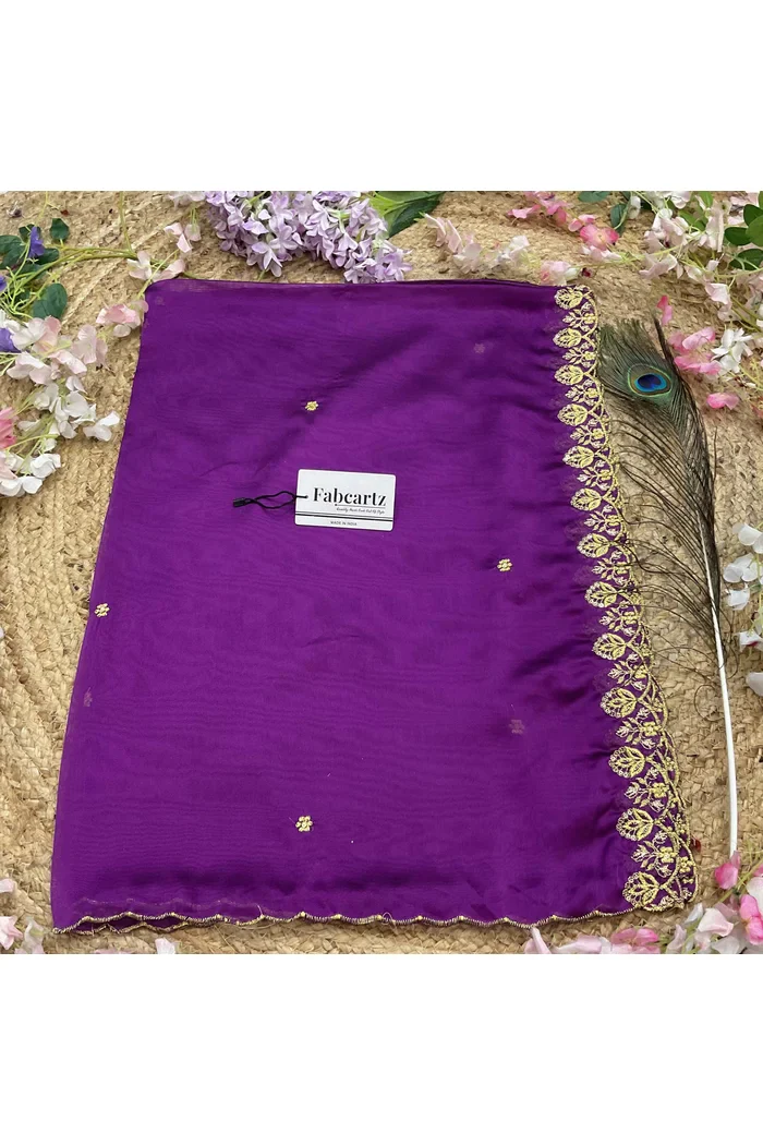 Beautiful Embroidery work Rangoli Dupatta for women | Only Dupatta Starwars Dup - Image 7