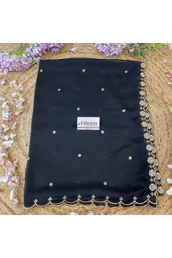 Beautiful Hand work and Beads work Rangoli Dupatta for women | Only Dupatta Dharani Dup - Image 10