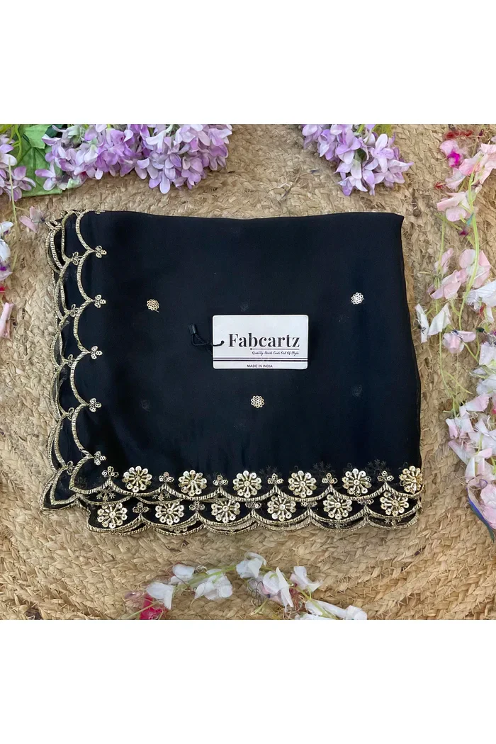 Beautiful Hand work and Beads work Rangoli Dupatta for women | Only Dupatta Dharani Dup - Image 13