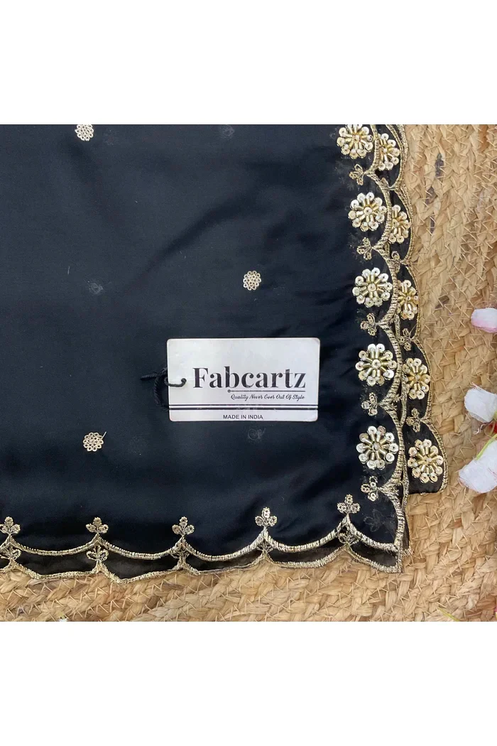 Beautiful Hand work and Beads work Rangoli Dupatta for women | Only Dupatta Dharani Dup - Image 15