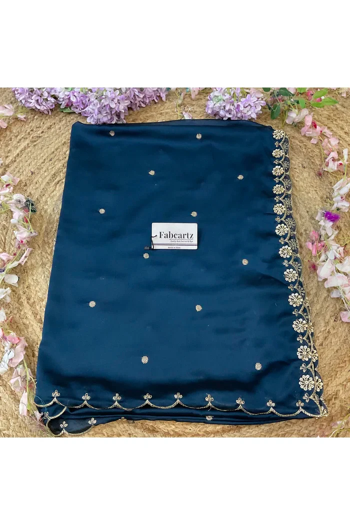 Beautiful Hand work and Beads work Rangoli Dupatta for women | Only Dupatta Dharani Dup - Image 26