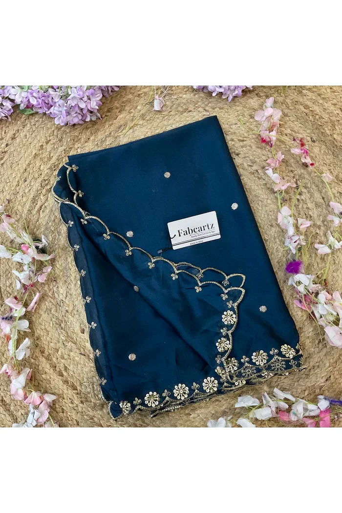 Beautiful Hand work and Beads work Rangoli Dupatta for women | Only Dupatta Dharani Dup - Image 27