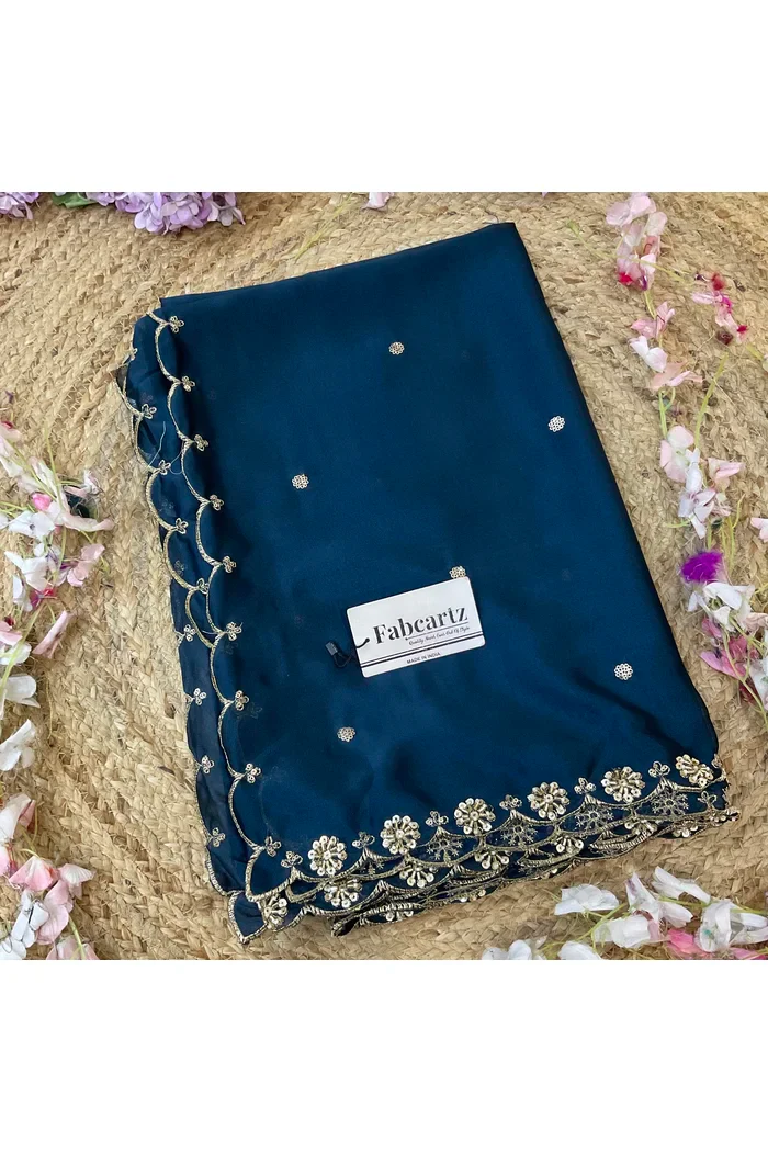 Beautiful Hand work and Beads work Rangoli Dupatta for women | Only Dupatta Dharani Dup - Image 28