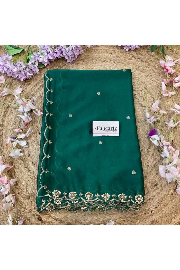 Beautiful Hand work and Beads work Rangoli Dupatta for women | Only Dupatta Dharani Dup - Image 41