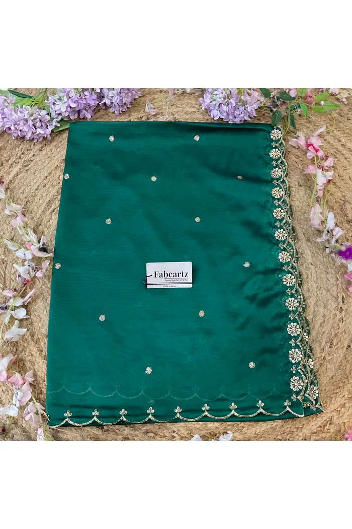 Beautiful Hand work and Beads work Rangoli Dupatta for women | Only Dupatta Dharani Dup - Image 42