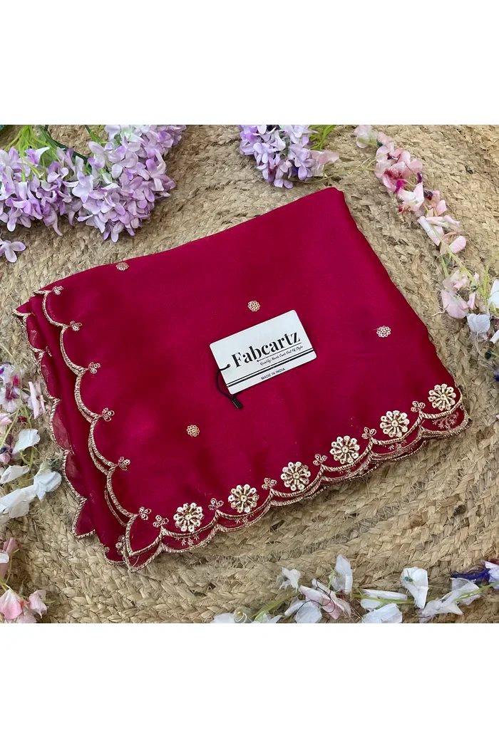 Beautiful Hand work and Beads work Rangoli Dupatta for women | Only Dupatta Dharani Dup - Image 54
