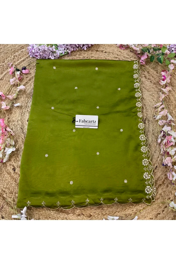 Beautiful Hand work and Beads work Rangoli Dupatta for women | Only Dupatta Dharani Dup - Image 58