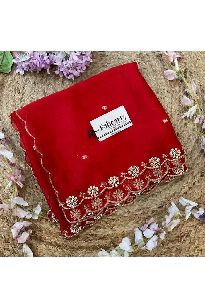 Beautiful Hand work and Beads work Rangoli Dupatta for women | Only Dupatta Dharani Dup - Image 78