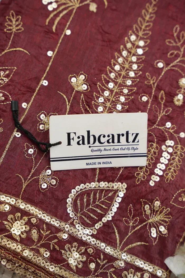 Beautiful South Indian Style Gold Crush Half Saree with Embroidery Blouse and Dupatta for Women | Chahana - Image 58