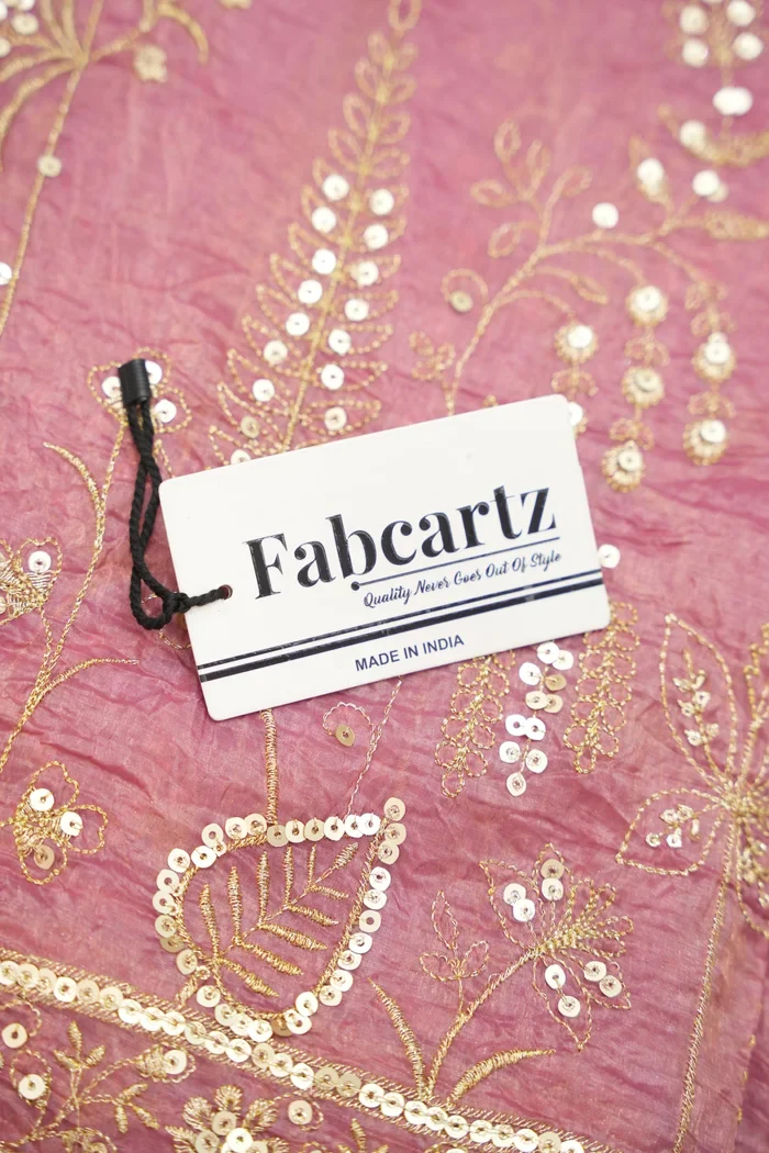 Beautiful South Indian Style Gold Crush Half Saree with Embroidery Blouse and Dupatta for Women | Chahana - Image 67