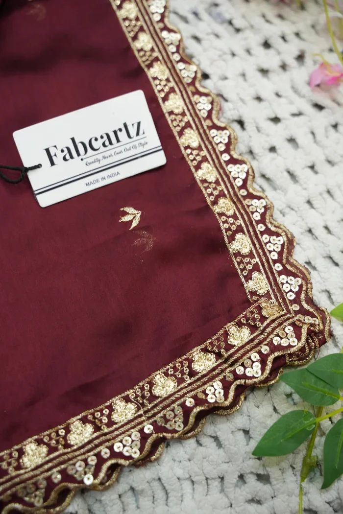 Beautiful South Indian Style Half Saree with Beads Work Blouse and Dupatta for Women | Sanskruti - Image 72