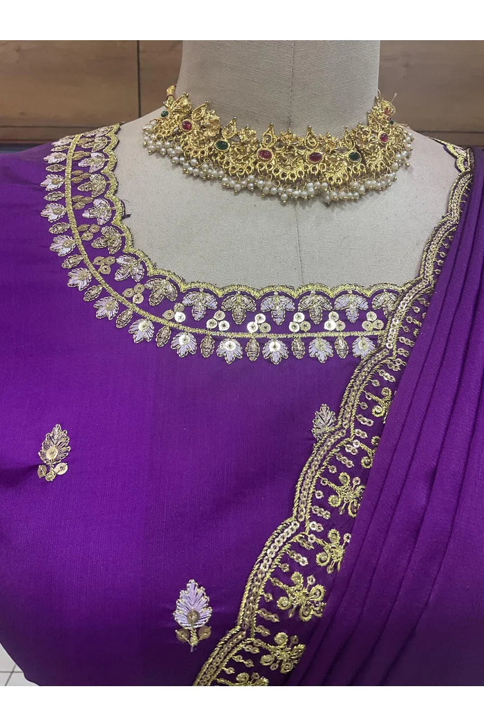 Beautiful South Indian Style Half Saree with Blouse and Dupatta for Women | Reet - Image 11
