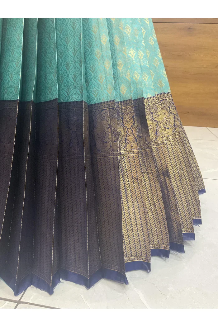 Beautiful South Indian Style Half Saree with Blouse and Dupatta for Women | Reet - Image 24