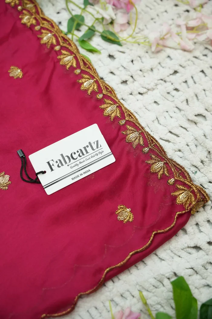 Beautiful South Indian Style Half Saree with Embroidery Blouse and Dupatta for Women | Gauri - Image 55