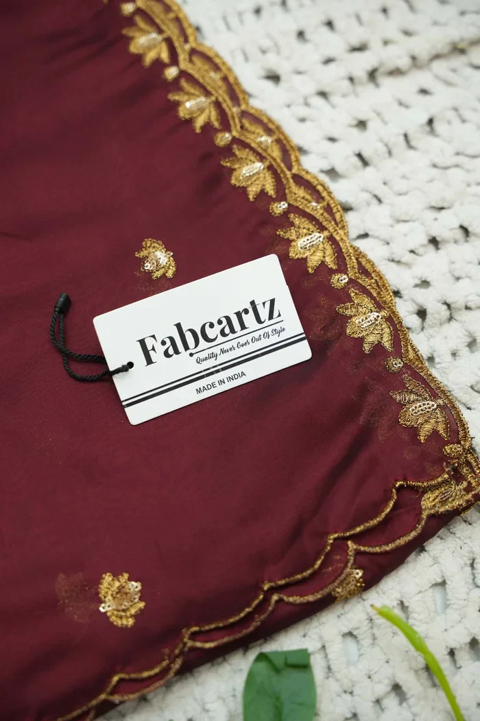 Beautiful South Indian Style Half Saree with Embroidery Blouse and Dupatta for Women | Gauri - Image 65