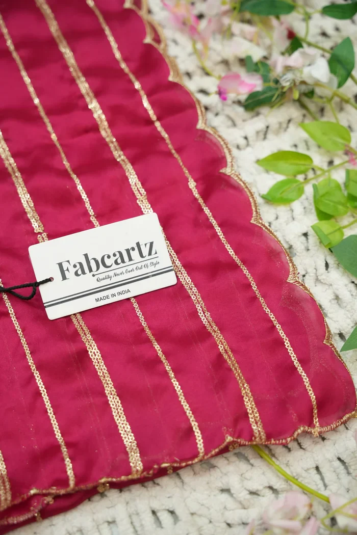 Beautiful South Indian Style Half Saree with Embroidery Blouse and Dupatta for Women | Hyderabadi Kv - Image 83