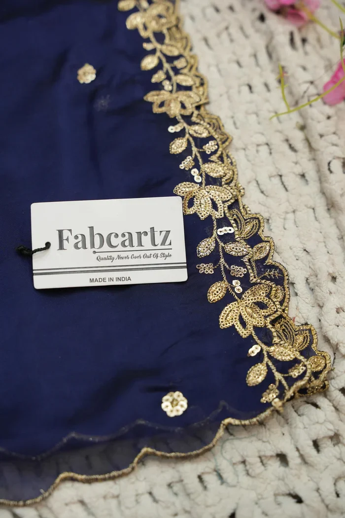 Beautiful South Indian Style Half Saree with Hand Work Blouse and Dupatta for Women | BiliPatra - Image 112