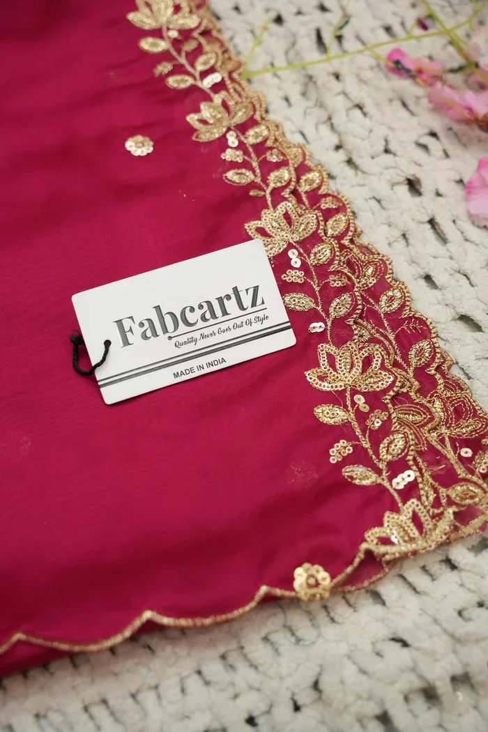 Beautiful South Indian Style Half Saree with Hand Work Blouse and Dupatta for Women | BiliPatra - Image 136