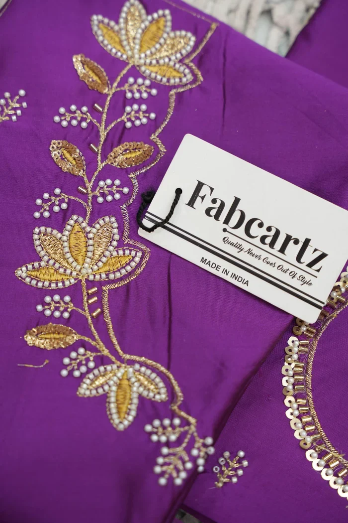 Beautiful South Indian Style Half Saree with Hand Work Blouse and Dupatta for Women | BiliPatra - Image 82